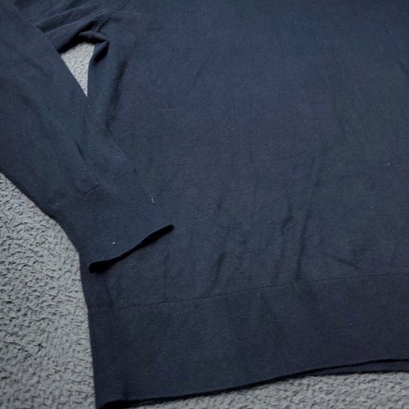 Tommy Hilfiger V Neck Sweater  Mens XL  Black Pullover - Picture 6 of 8